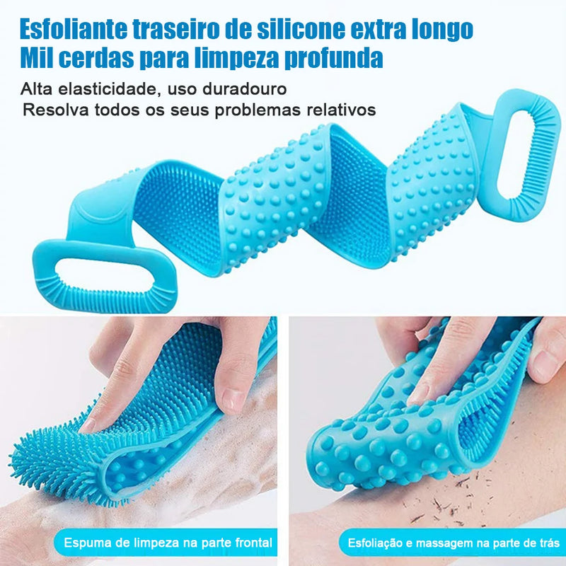 Esponja Silicone Massageadora para as costas - Cactos Express