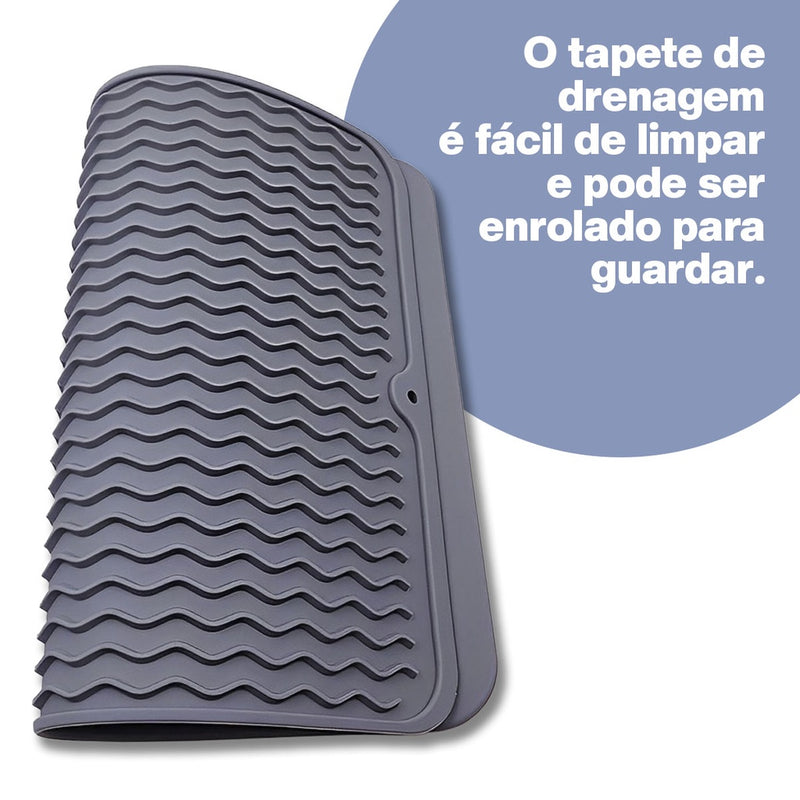 Tapete de Silicone Escorredor Multiuso - Cactos Express