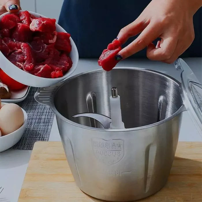 Processador, Moedor De Carne, Picador De Alimentos e Mixer Elétrica Cozinha - Cactos Express