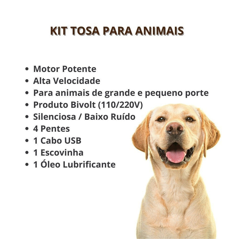 Máquina de Tosa para Cachorros - Cactos Express